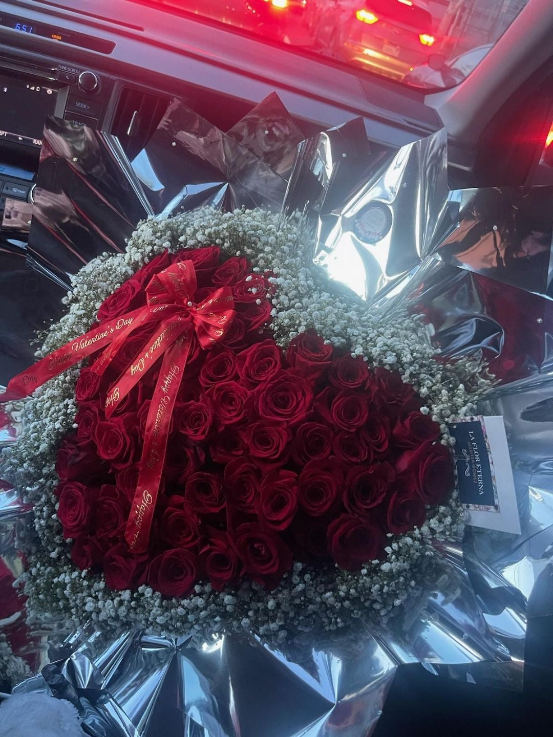 50 Roses 🌹 Heart Bouquet 💐