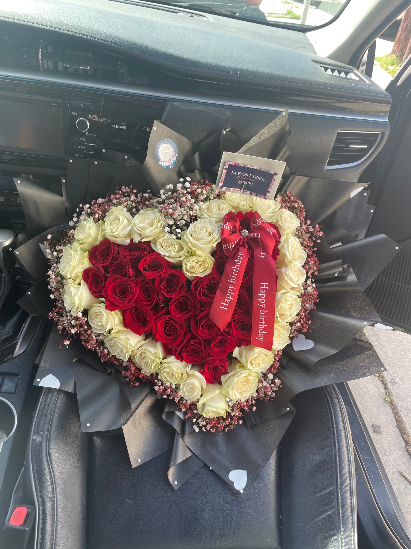 Happy Birthday Heart Bouquet