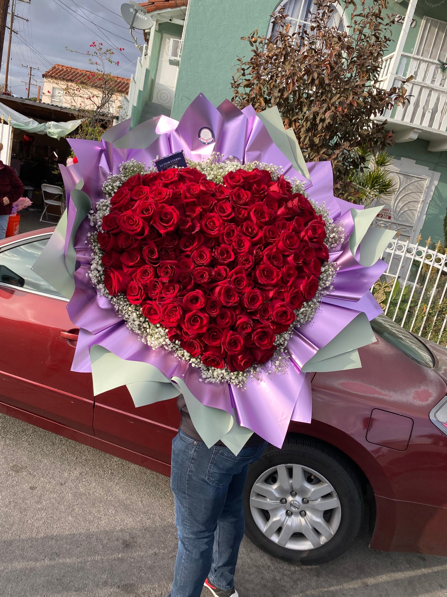 100 Roses Heart ♥️