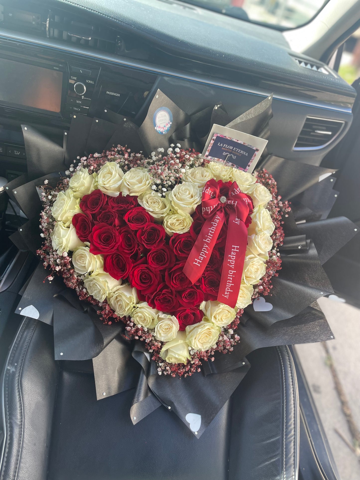 Happy Birthday Heart Bouquet