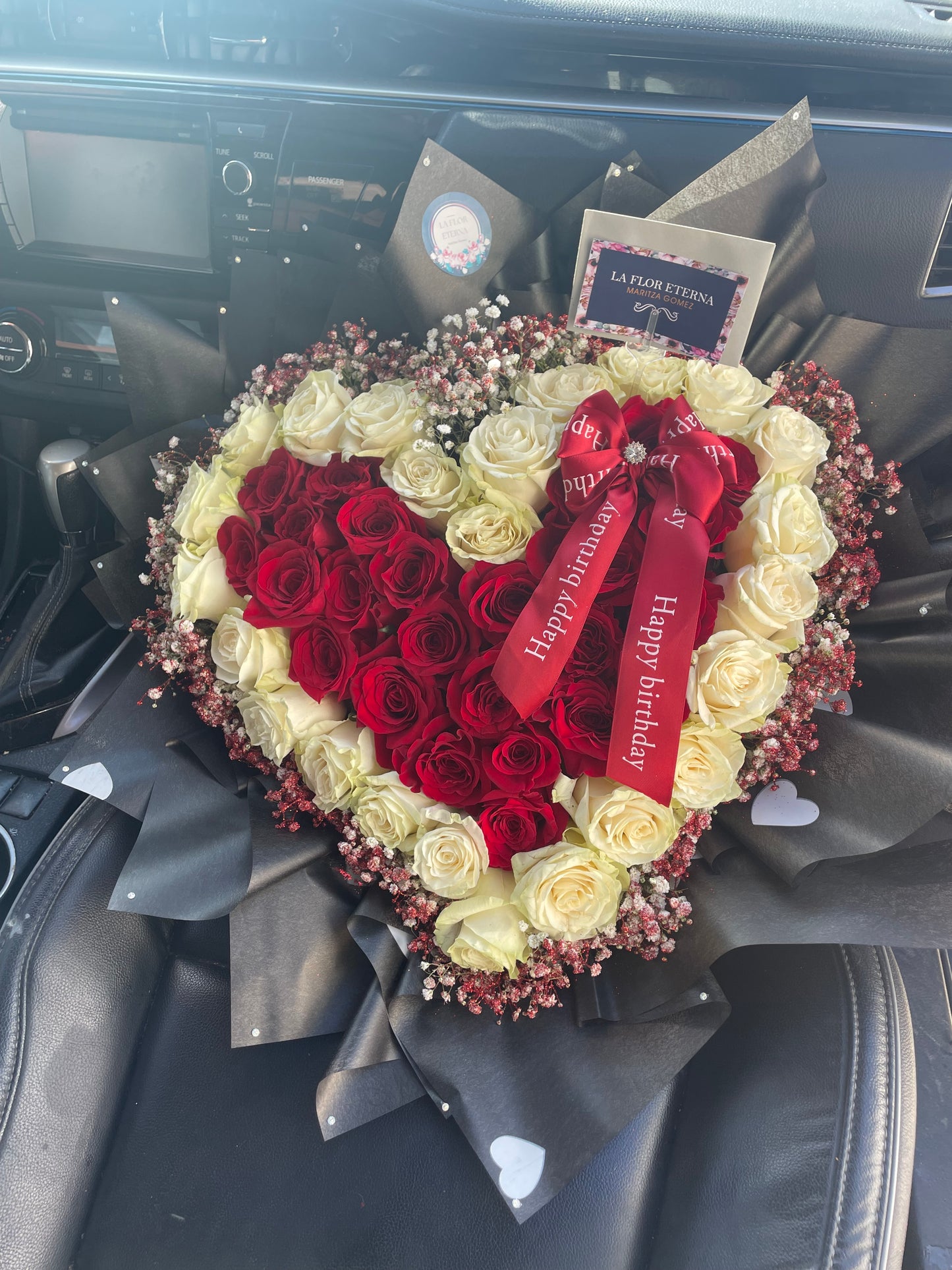 Happy Birthday Heart Bouquet