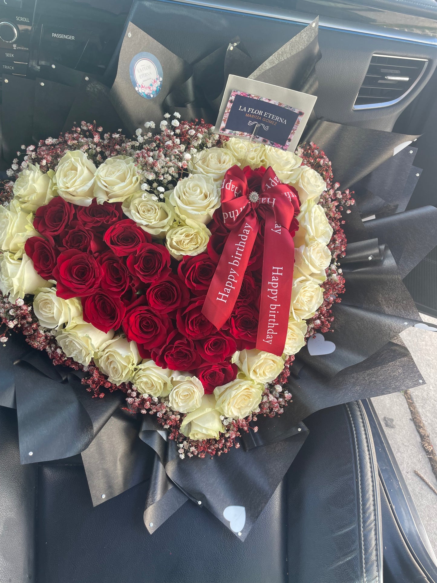 Happy Birthday Heart Bouquet