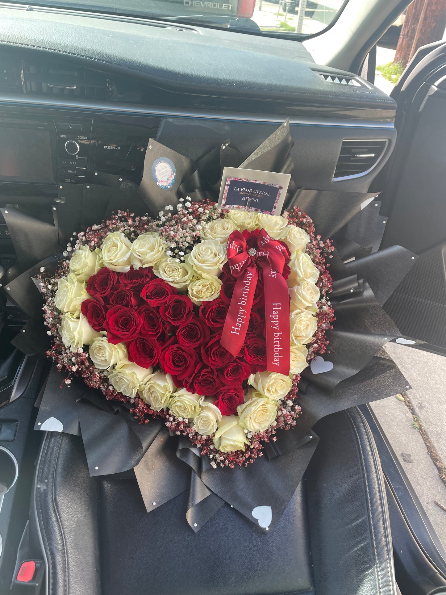 Happy Birthday Heart Bouquet